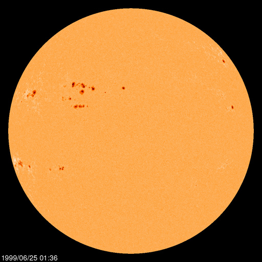 Sunspot regions