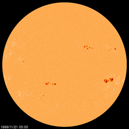 Sunspot regions
