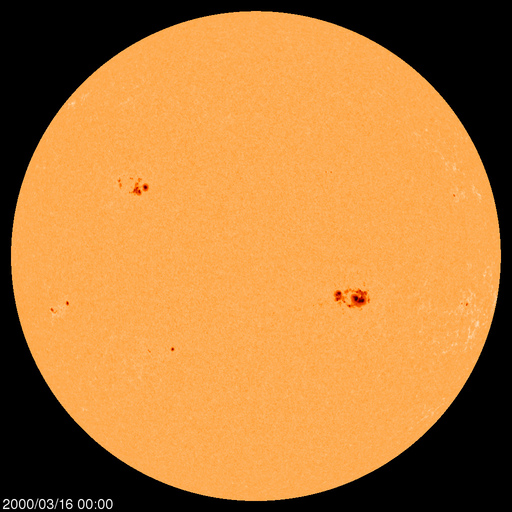Sunspot regions