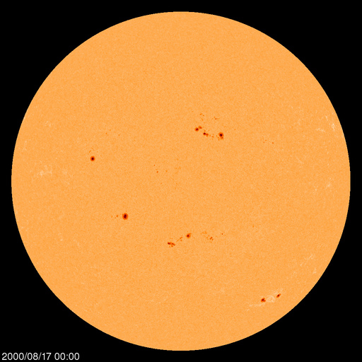Sunspot regions