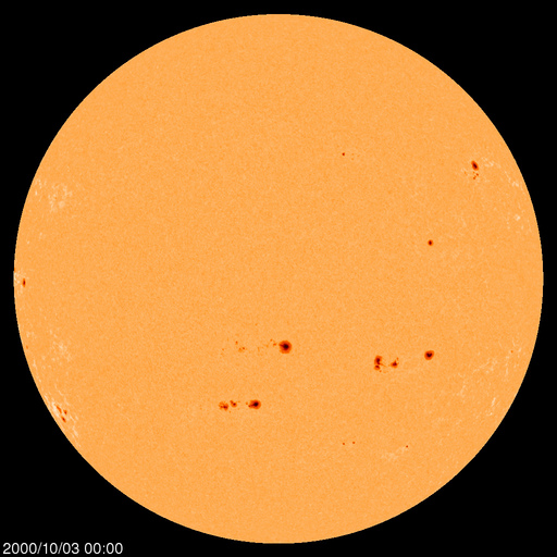 Sunspot regions