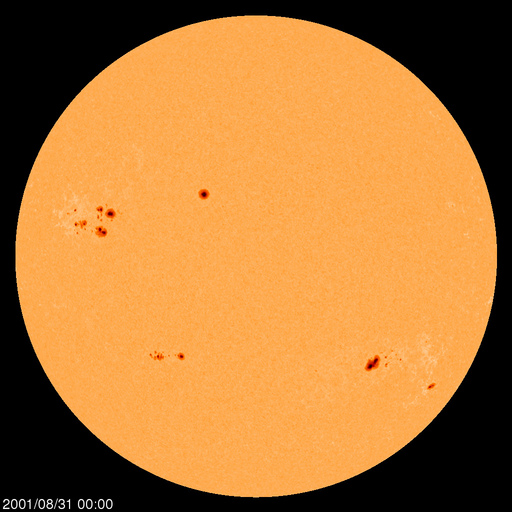 Sunspot regions