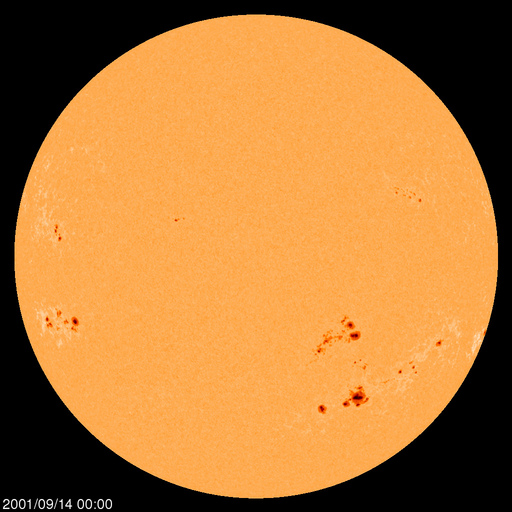 Sunspot regions