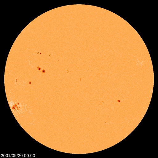Sunspot regions