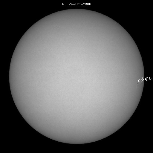 Regiones de manchas solares