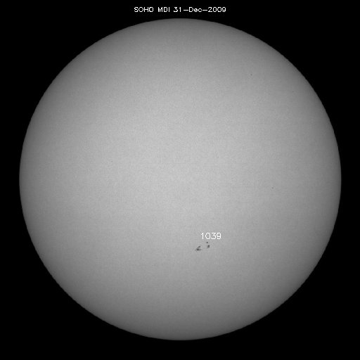 Regiones de manchas solares