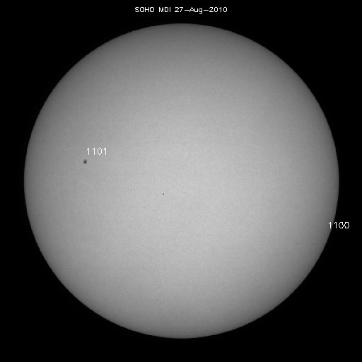 Regiones de manchas solares