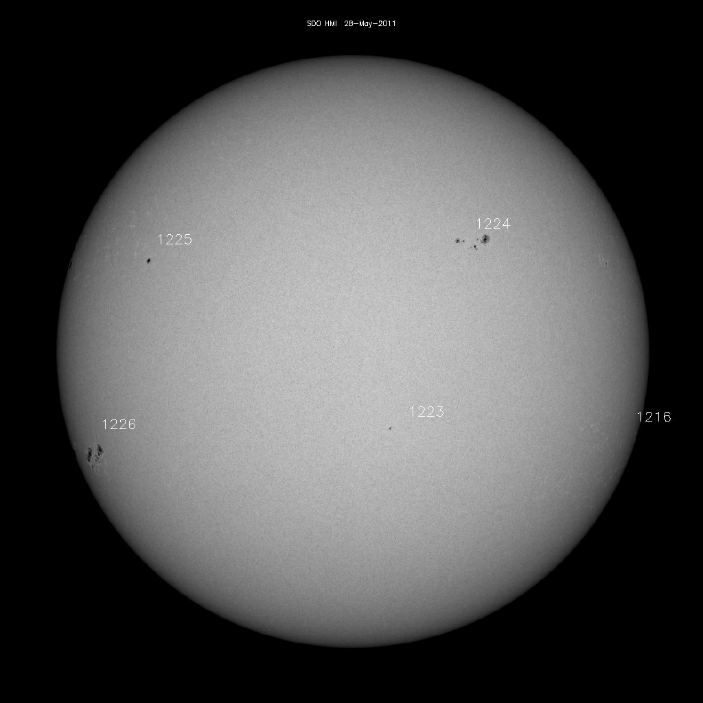 Regiones de manchas solares