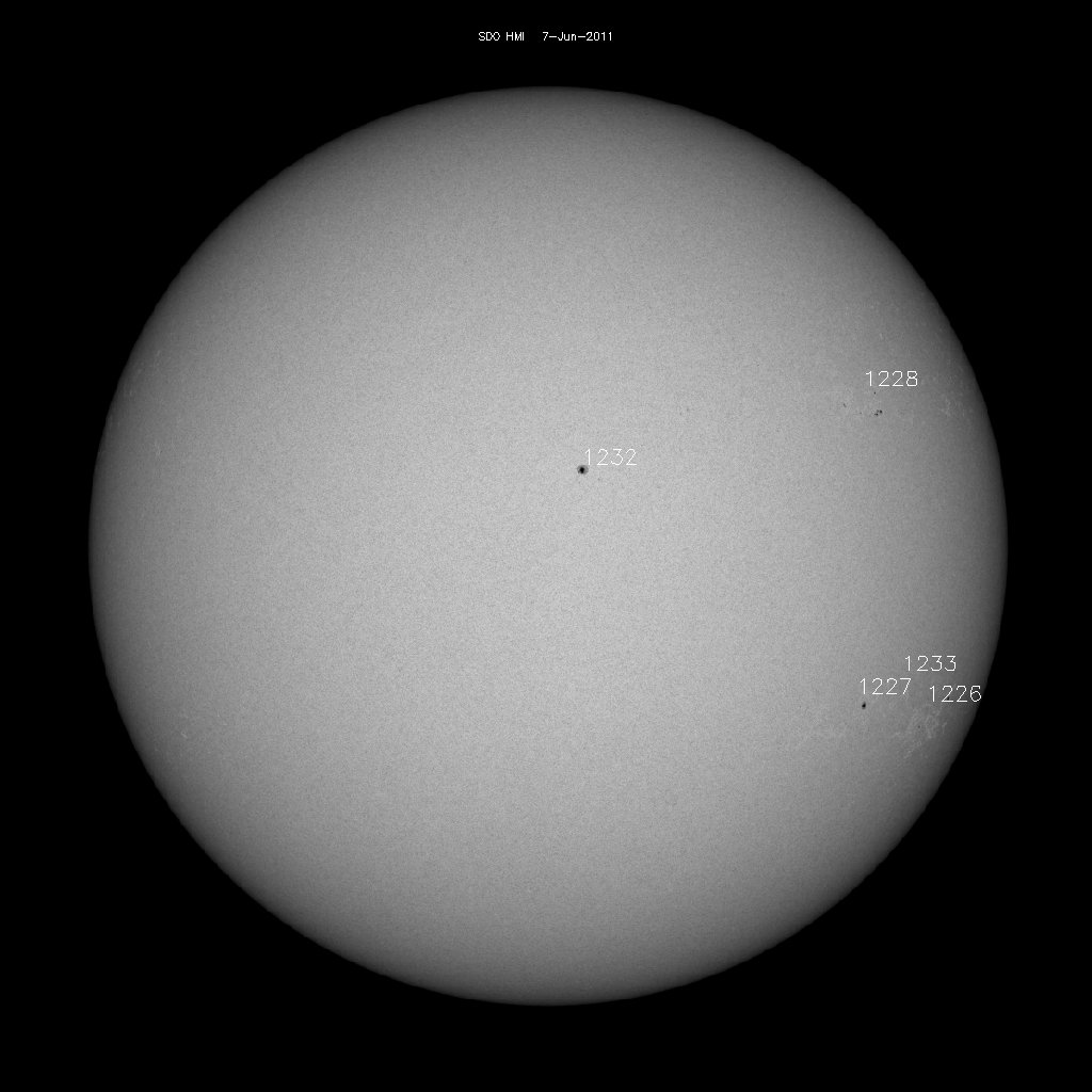 Regiones de manchas solares