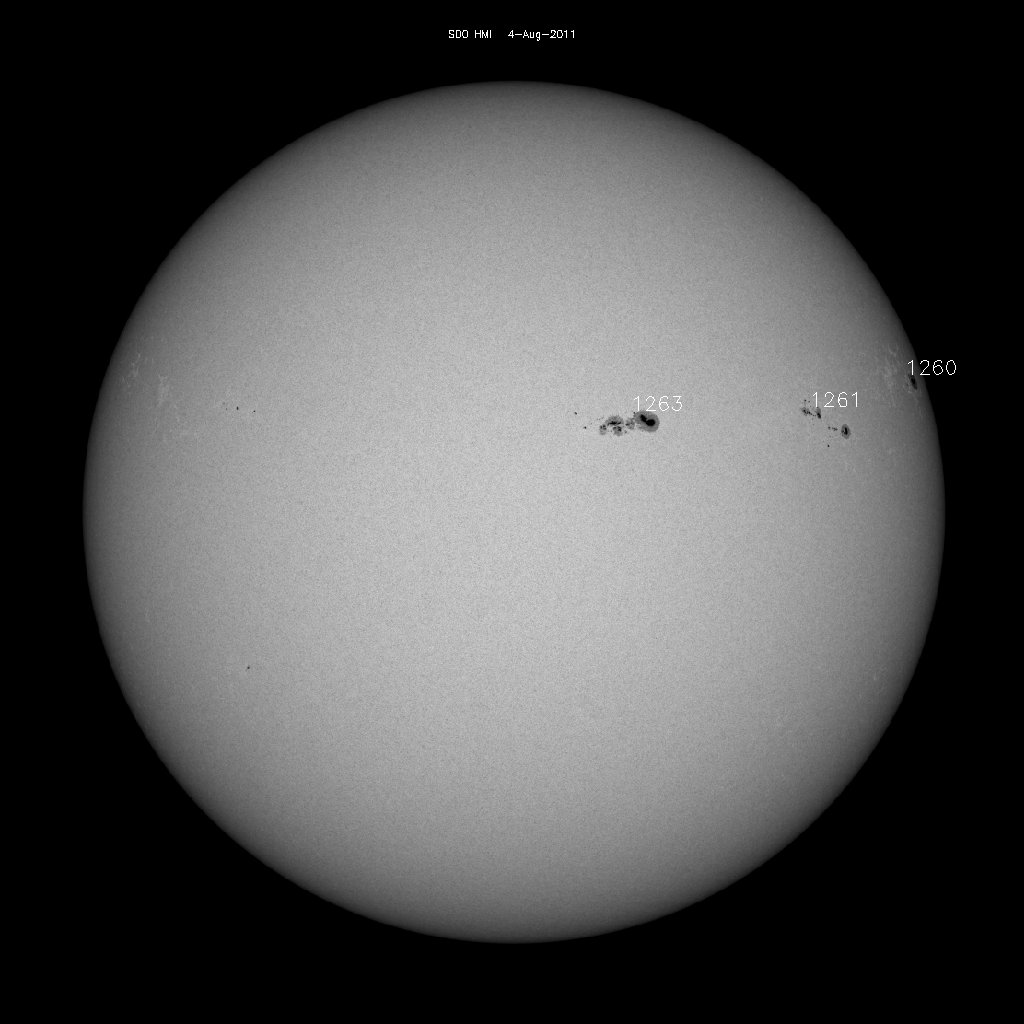 Regiones de manchas solares