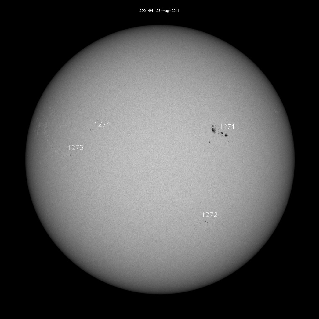 Regioni di macchie solari