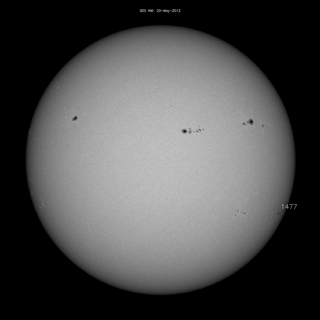 Sunspot regions