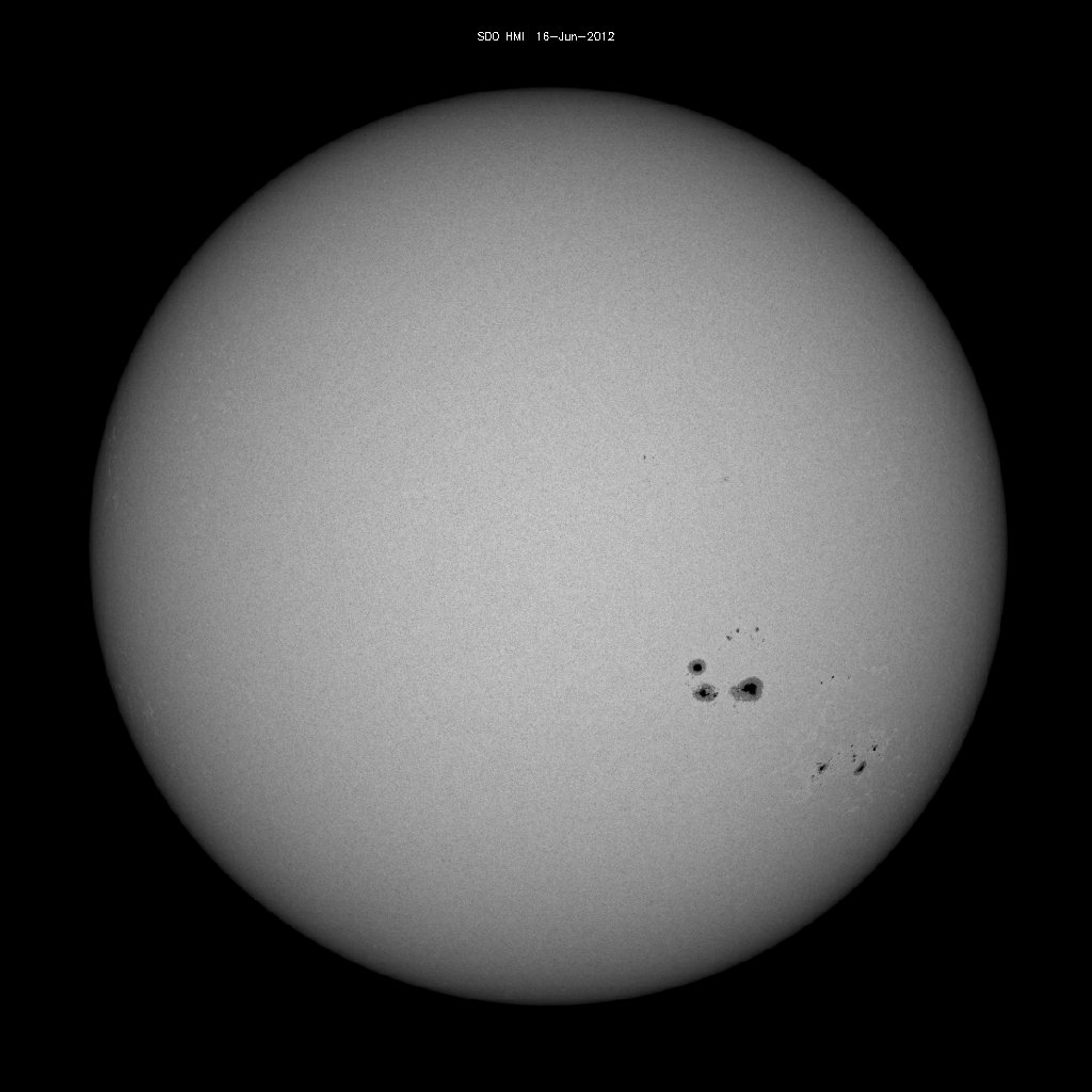 Sunspot regions