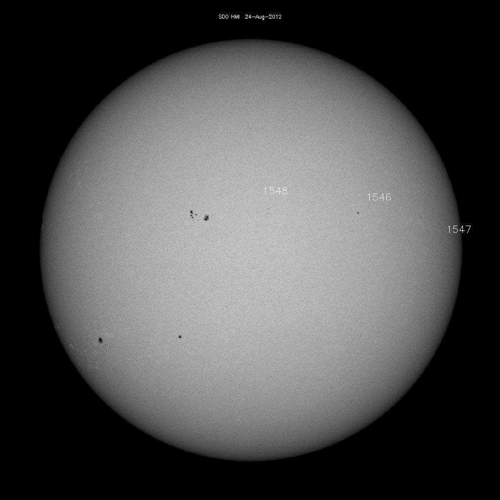 Regiones de manchas solares