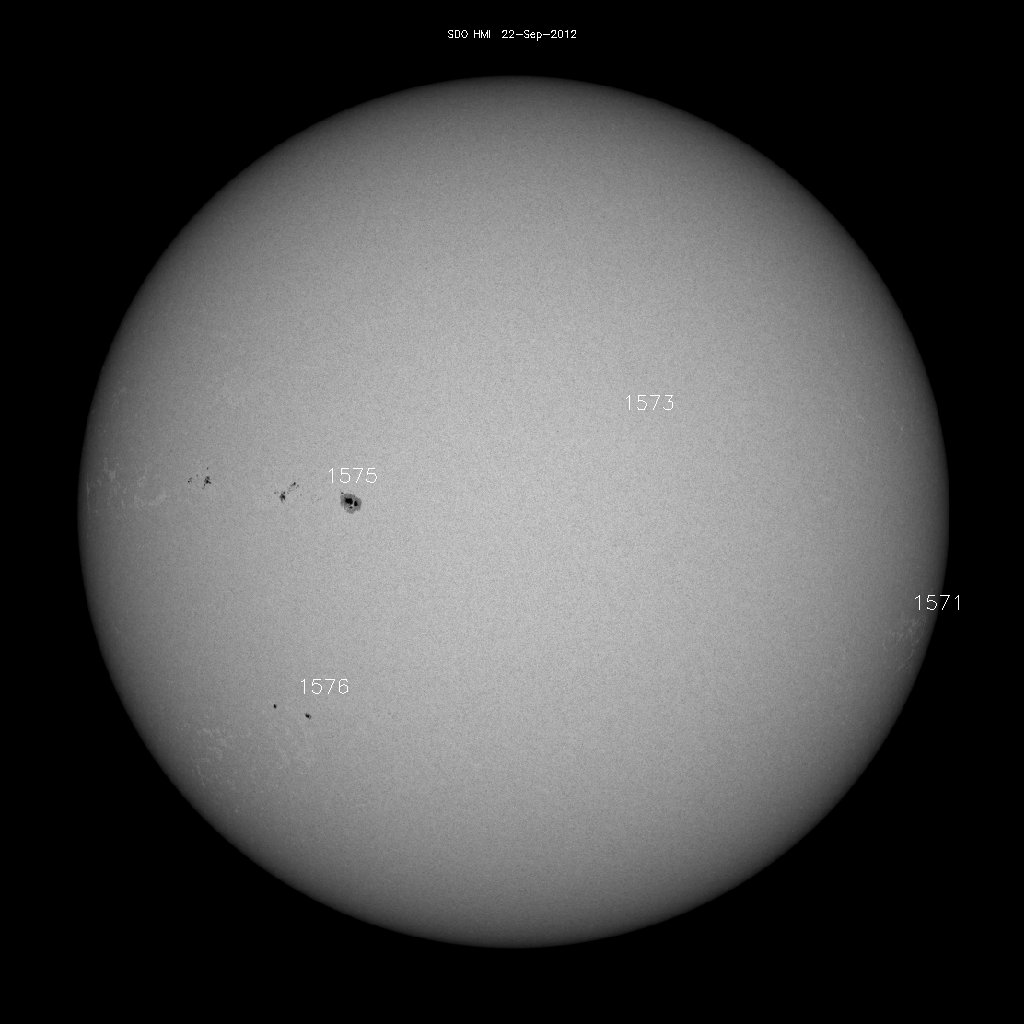Sunspot regions