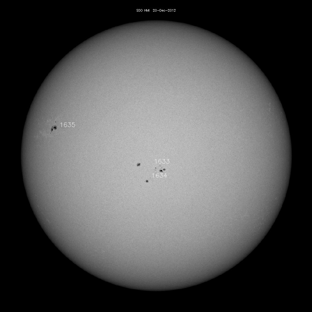 Sunspot regions