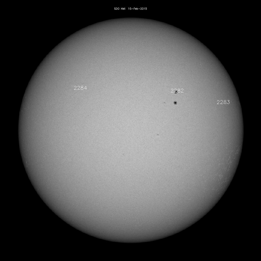 Sunspot regions