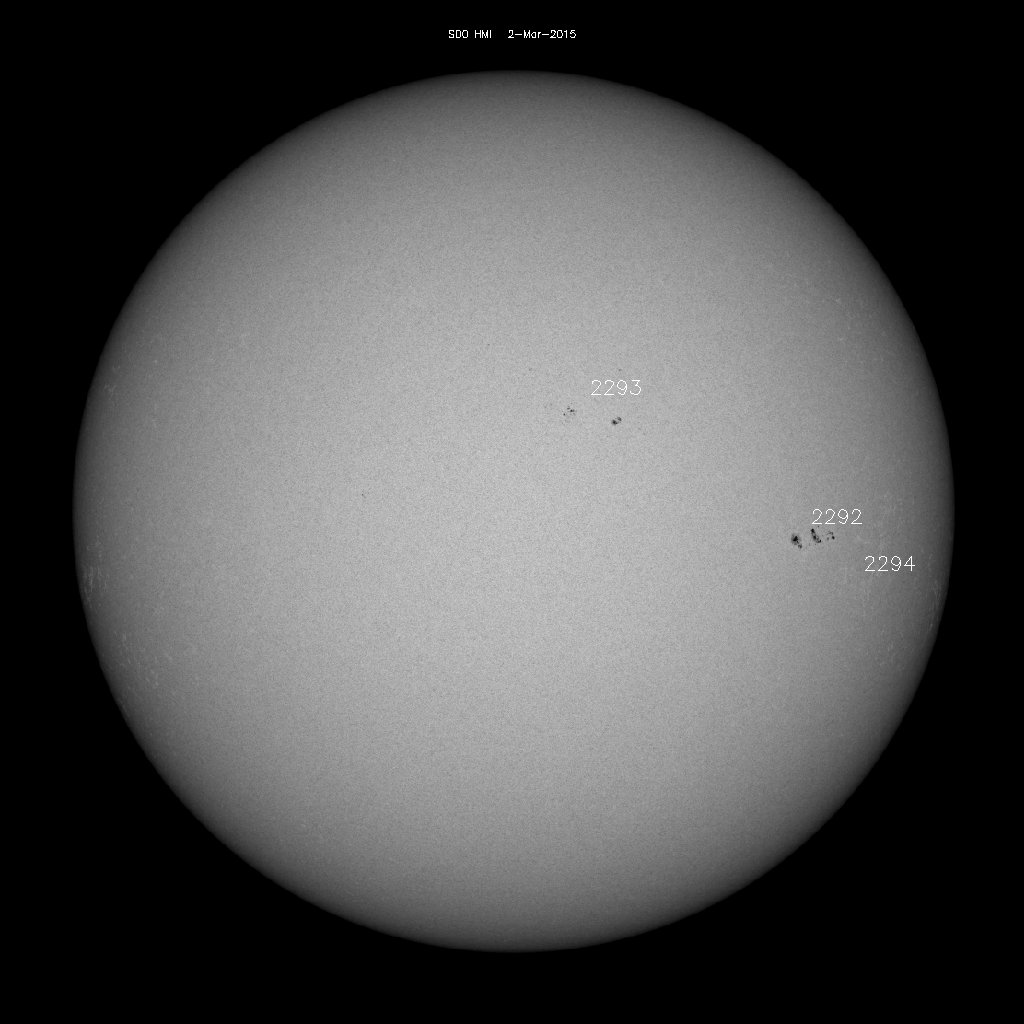 Sunspot regions