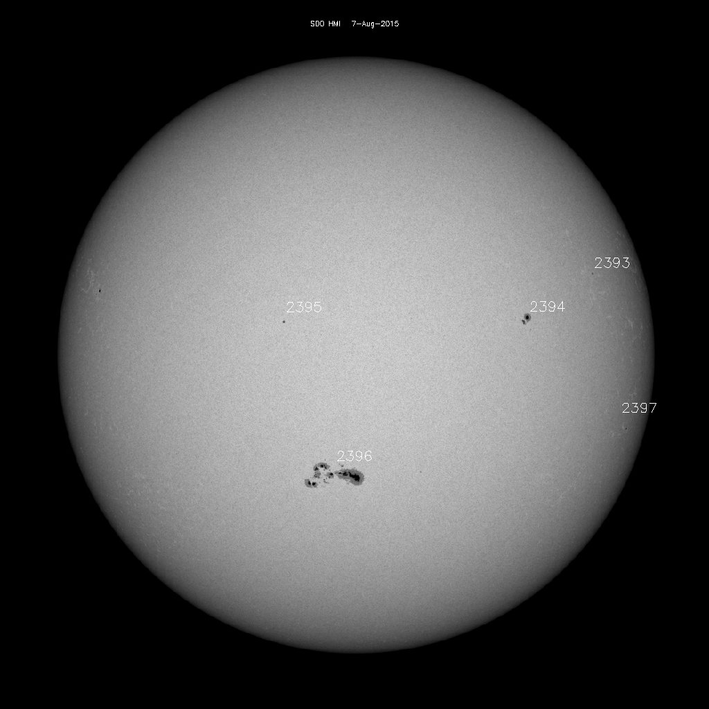 Sunspot regions