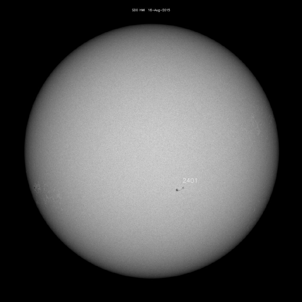 Sonnenfleckenregionen