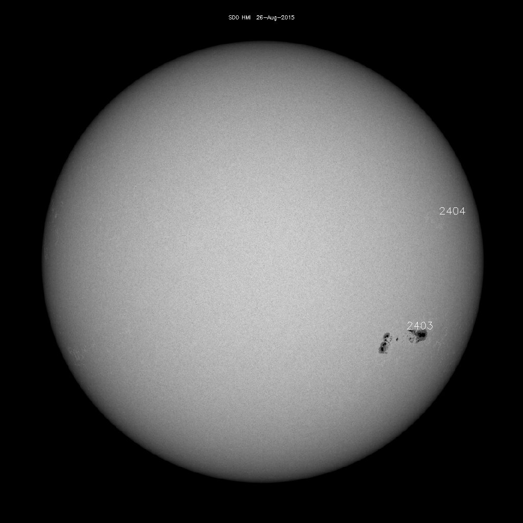 Regiones de manchas solares