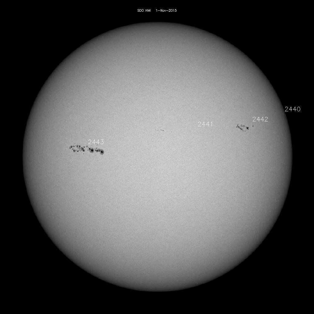 Sunspot regions