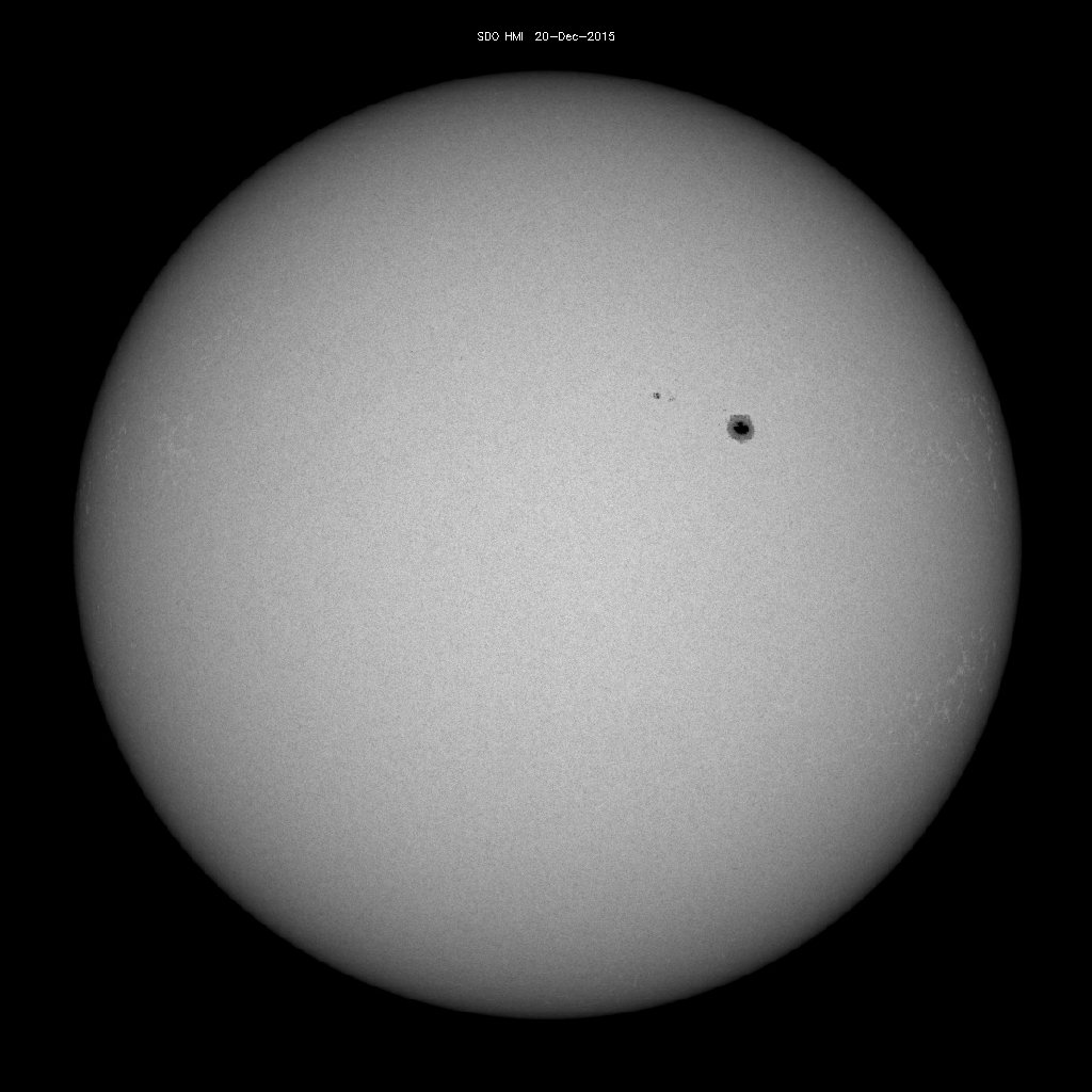 Sunspot regions