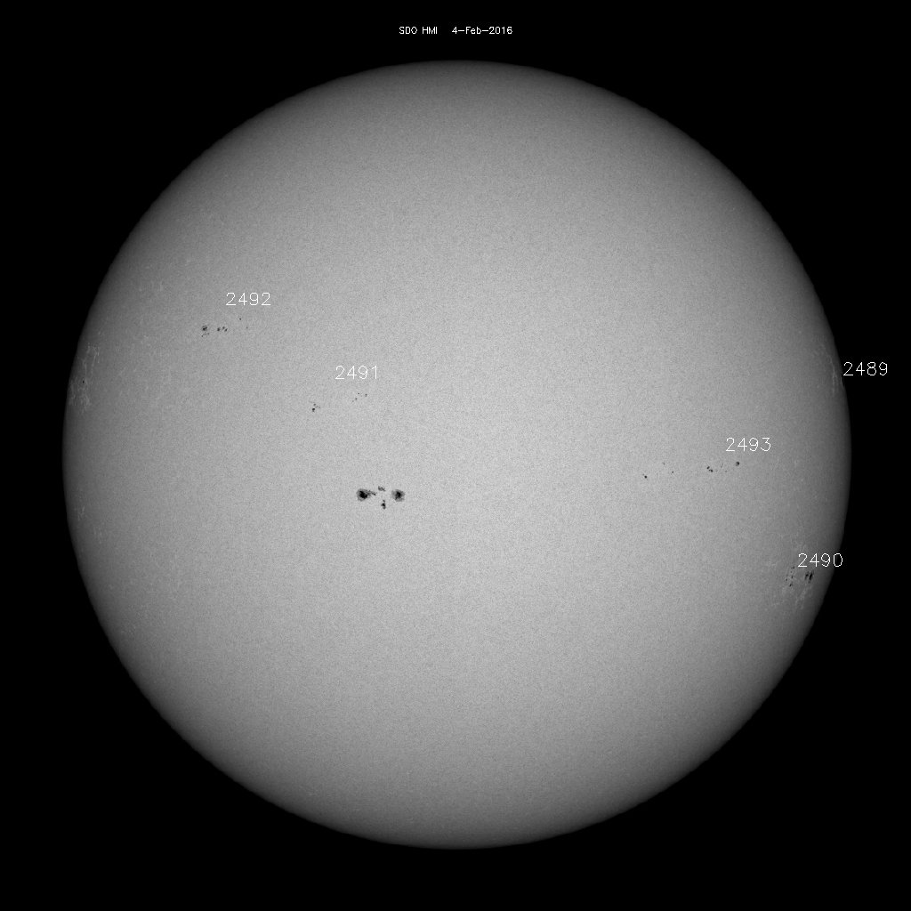 Regiones de manchas solares