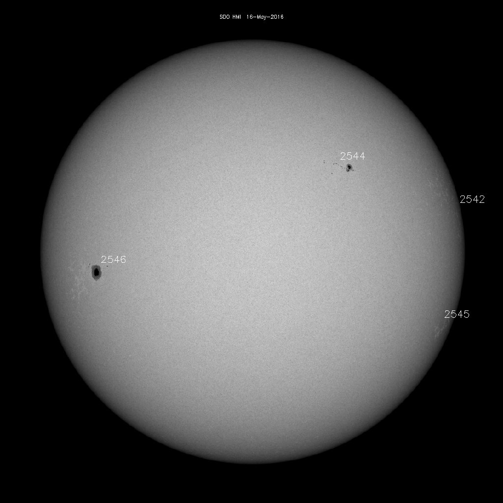 Sunspot regions