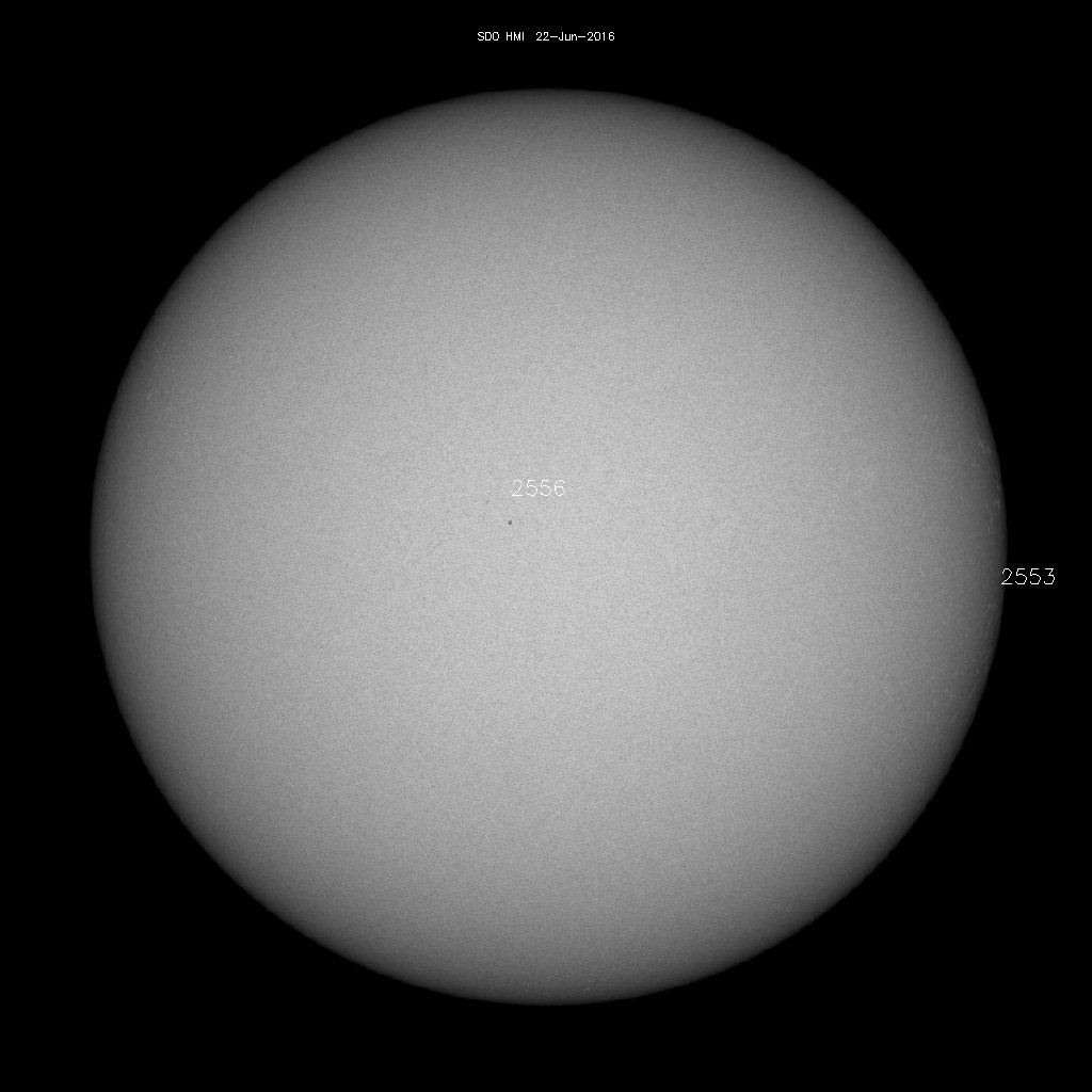 Sunspot regions