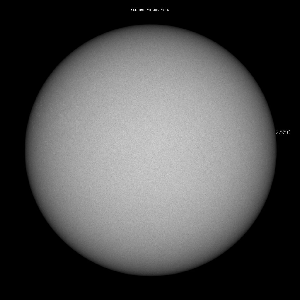 Sonnenfleckenregionen