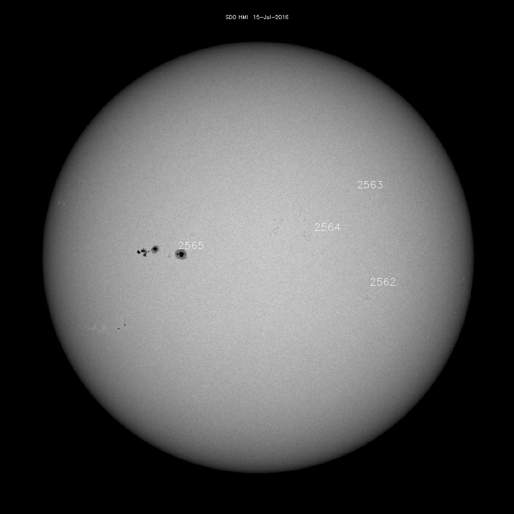 Regiones de manchas solares