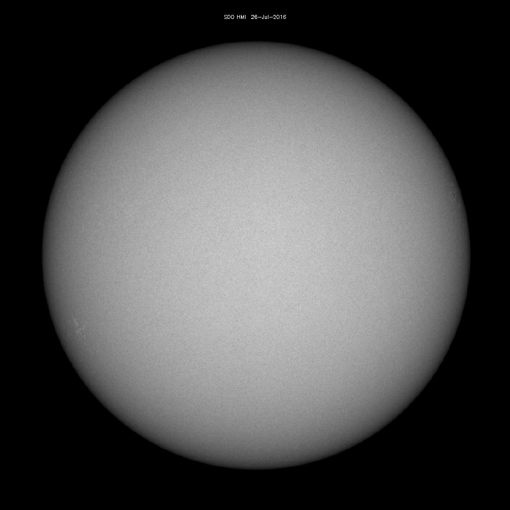 Sonnenfleckenregionen