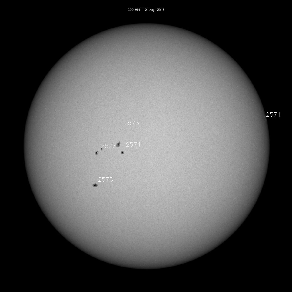 Regiones de manchas solares