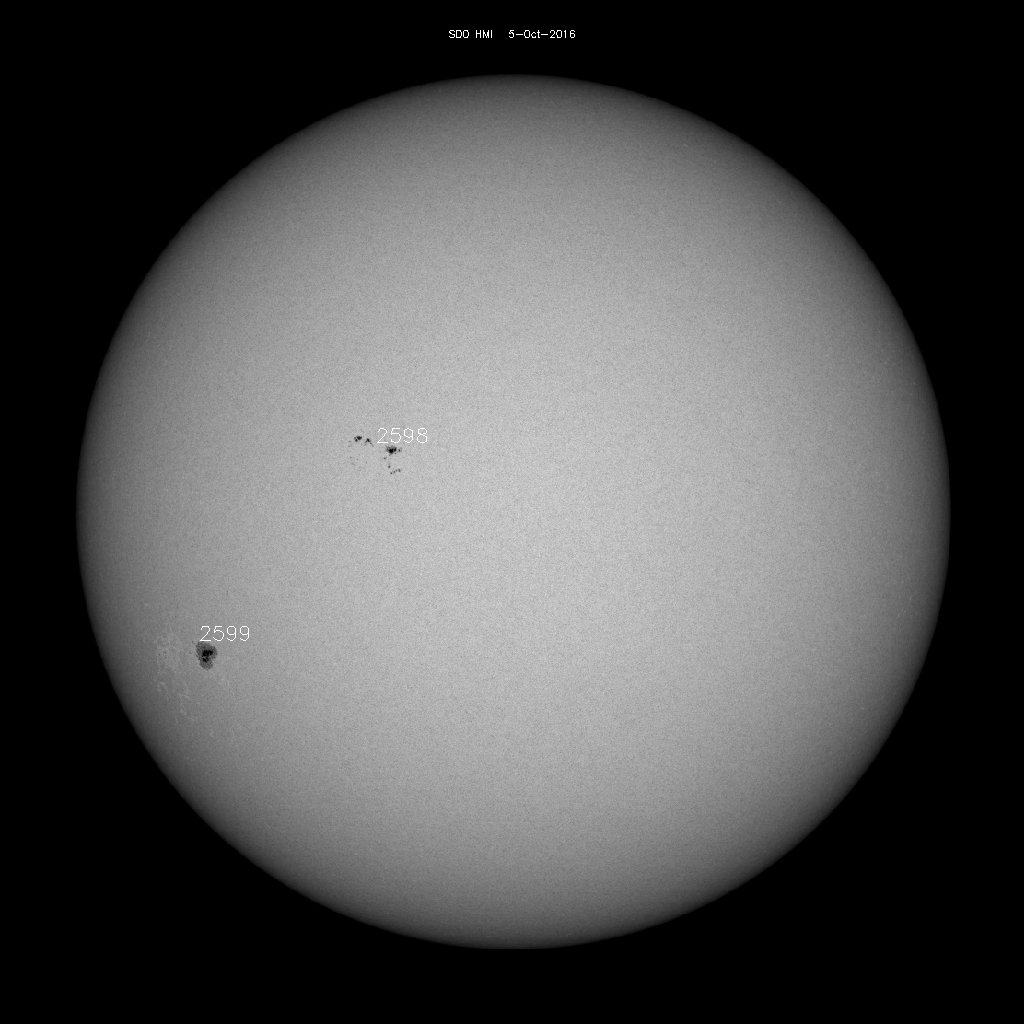 Sunspot regions