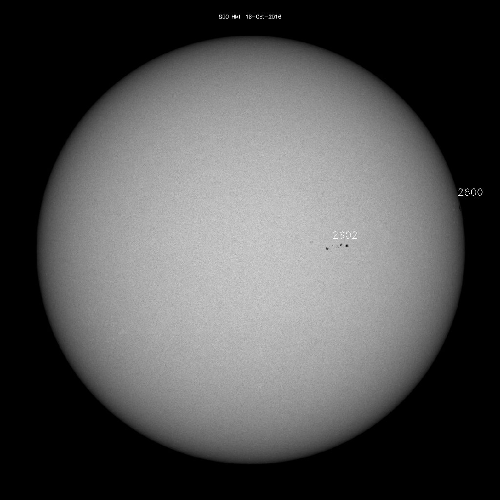 Regiones de manchas solares