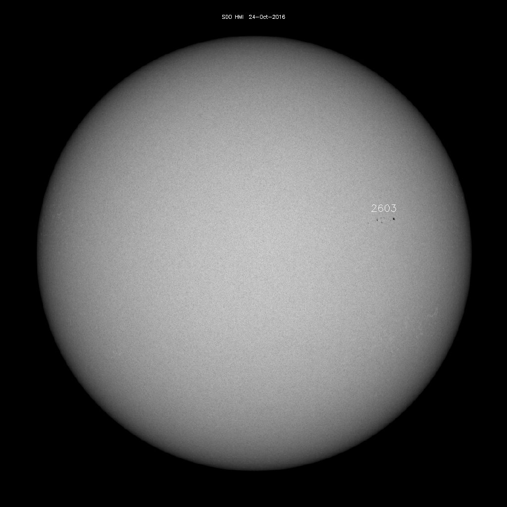 Sonnenfleckenregionen
