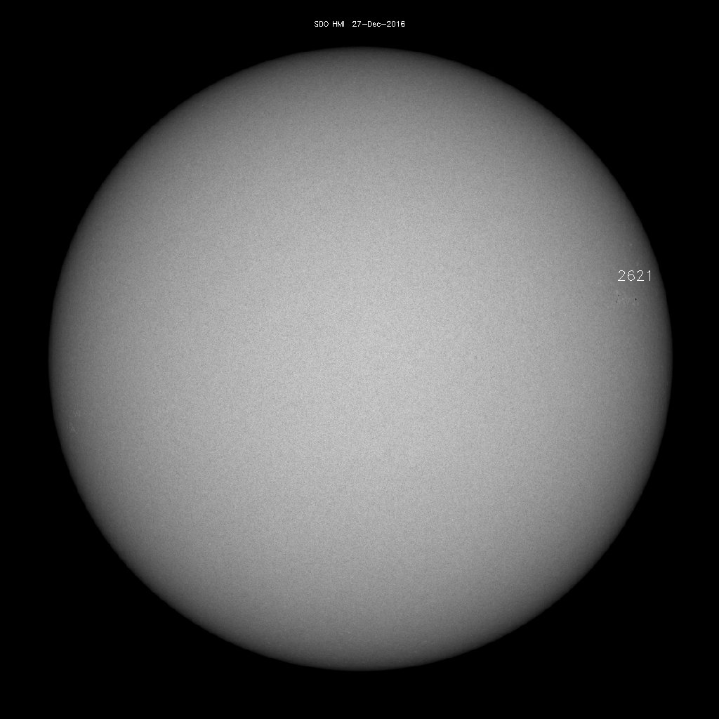 Sonnenfleckenregionen
