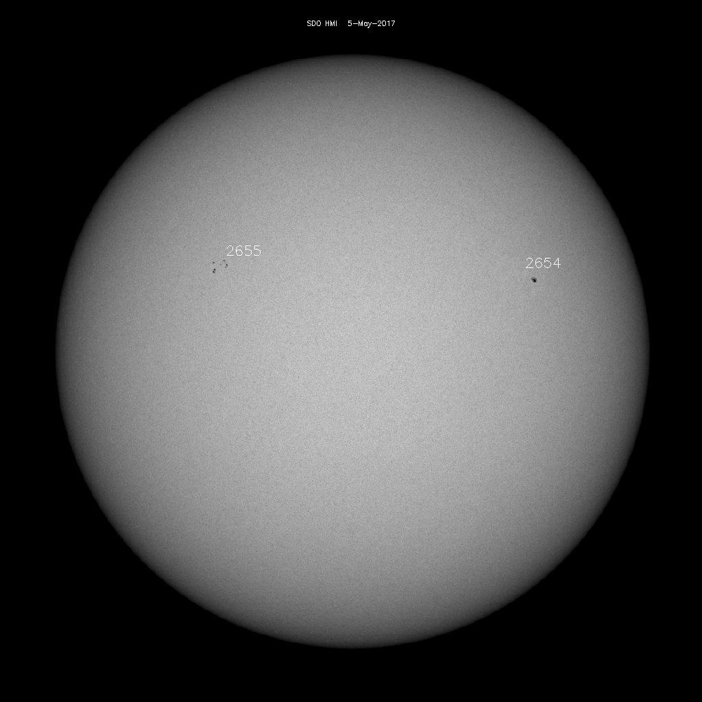 Regiones de manchas solares
