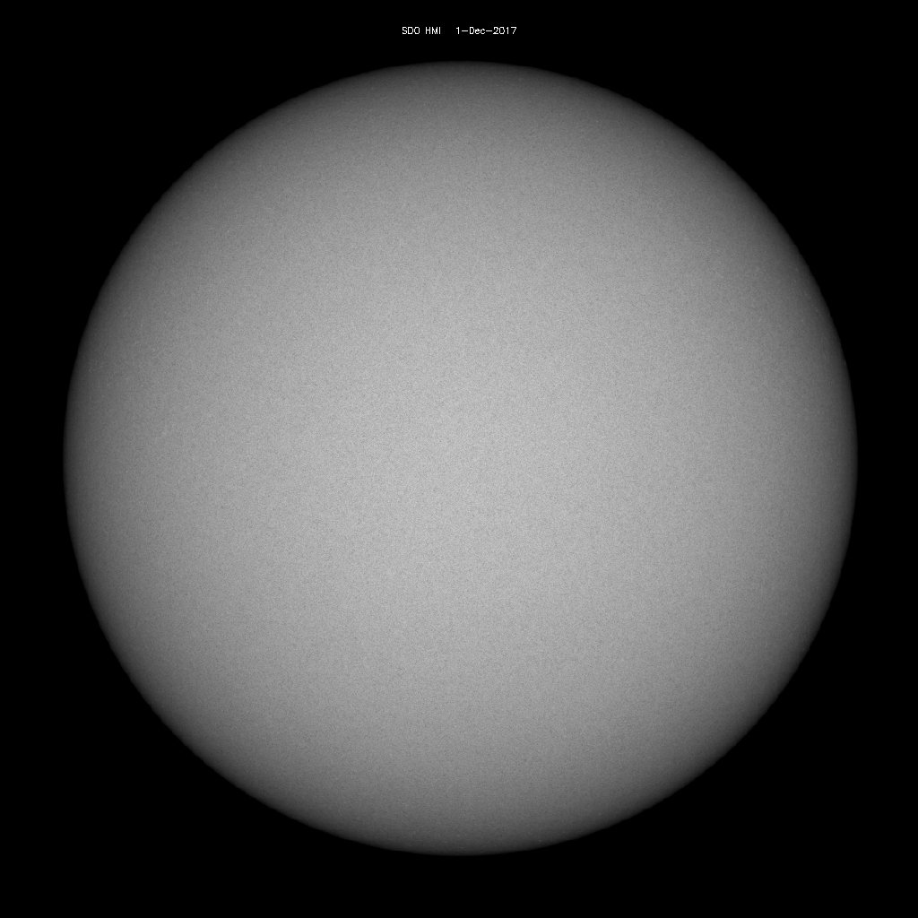 Régions de taches de soleil