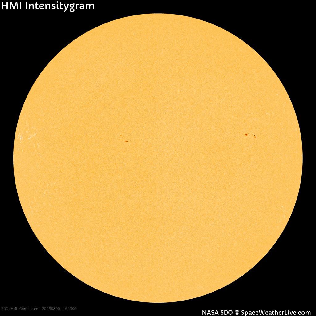 Sonnenfleckenregionen