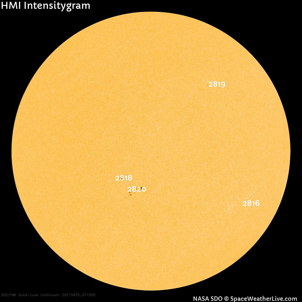 Sunspot regions