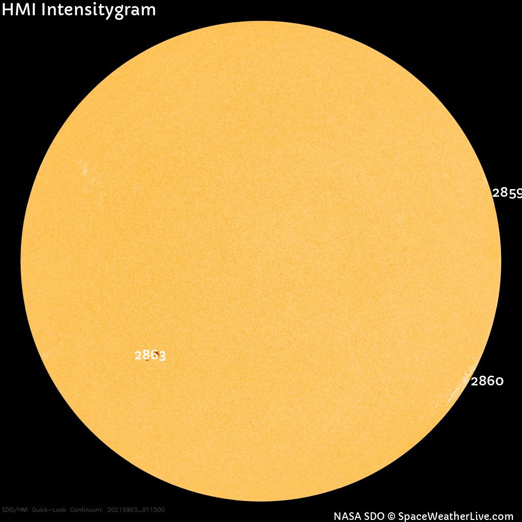 Sunspot regions