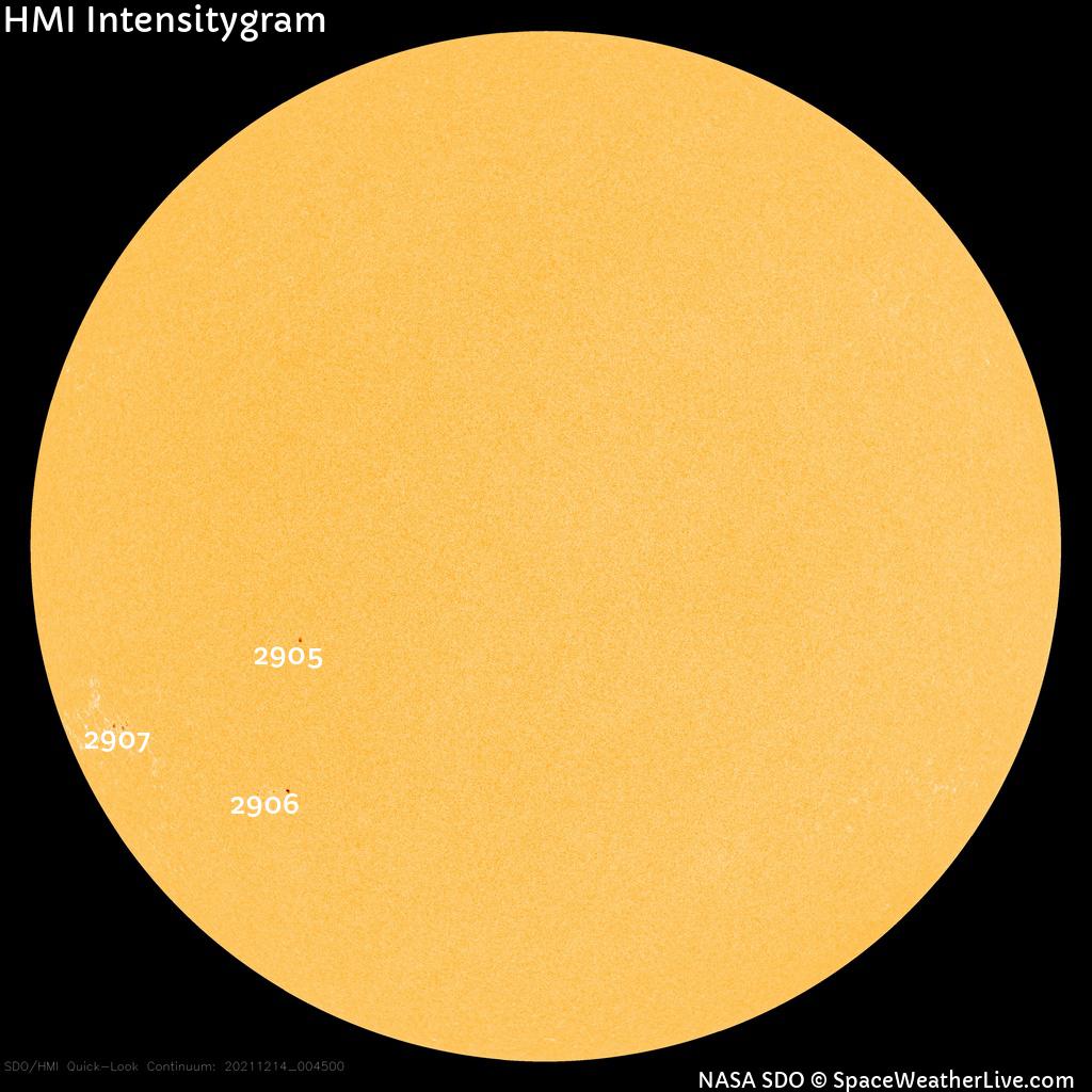 Regiones de manchas solares