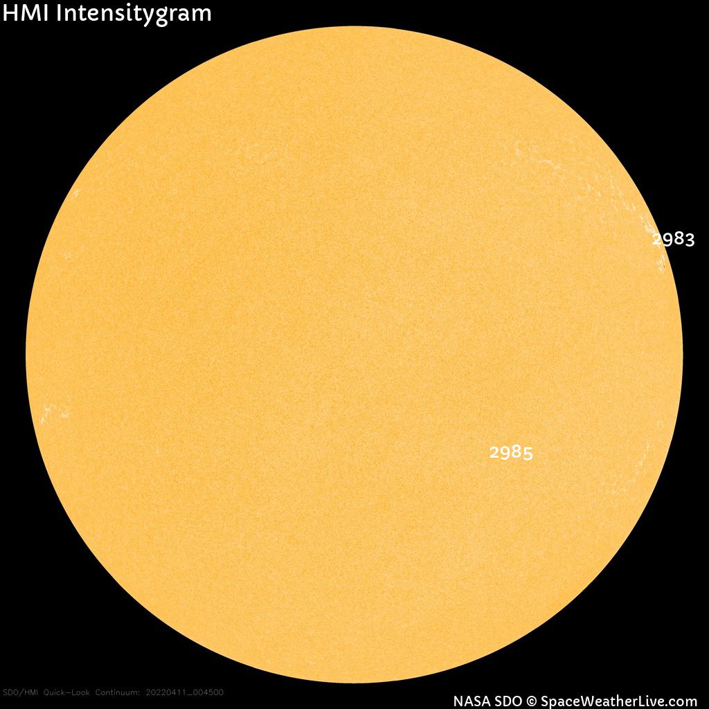 Sunspot regions