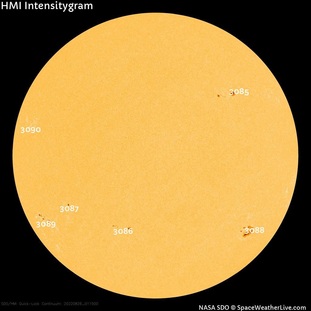 Sunspot regions