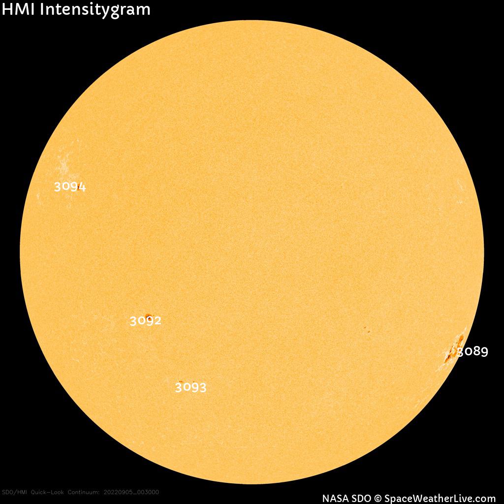 Regiones de manchas solares