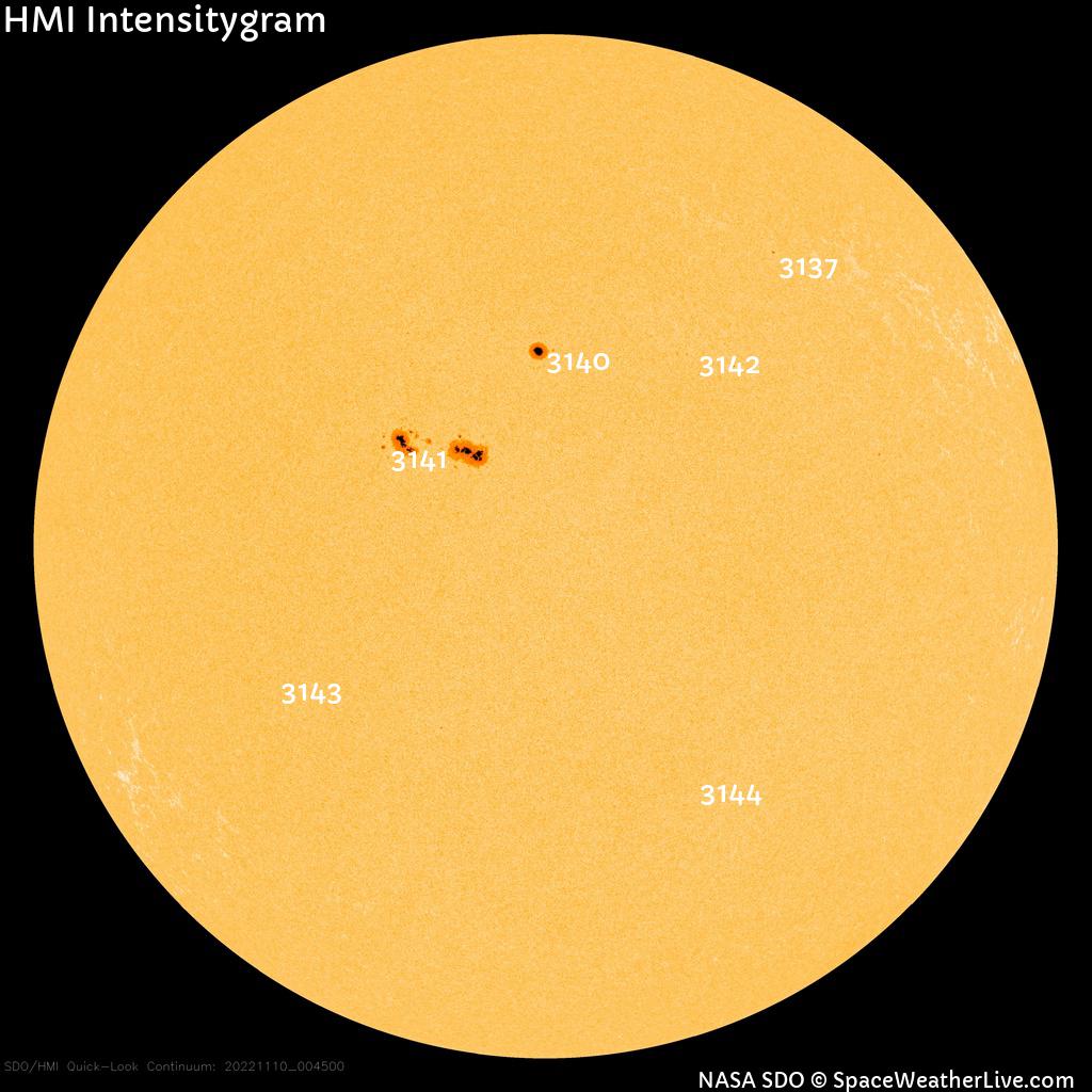 Regiones de manchas solares