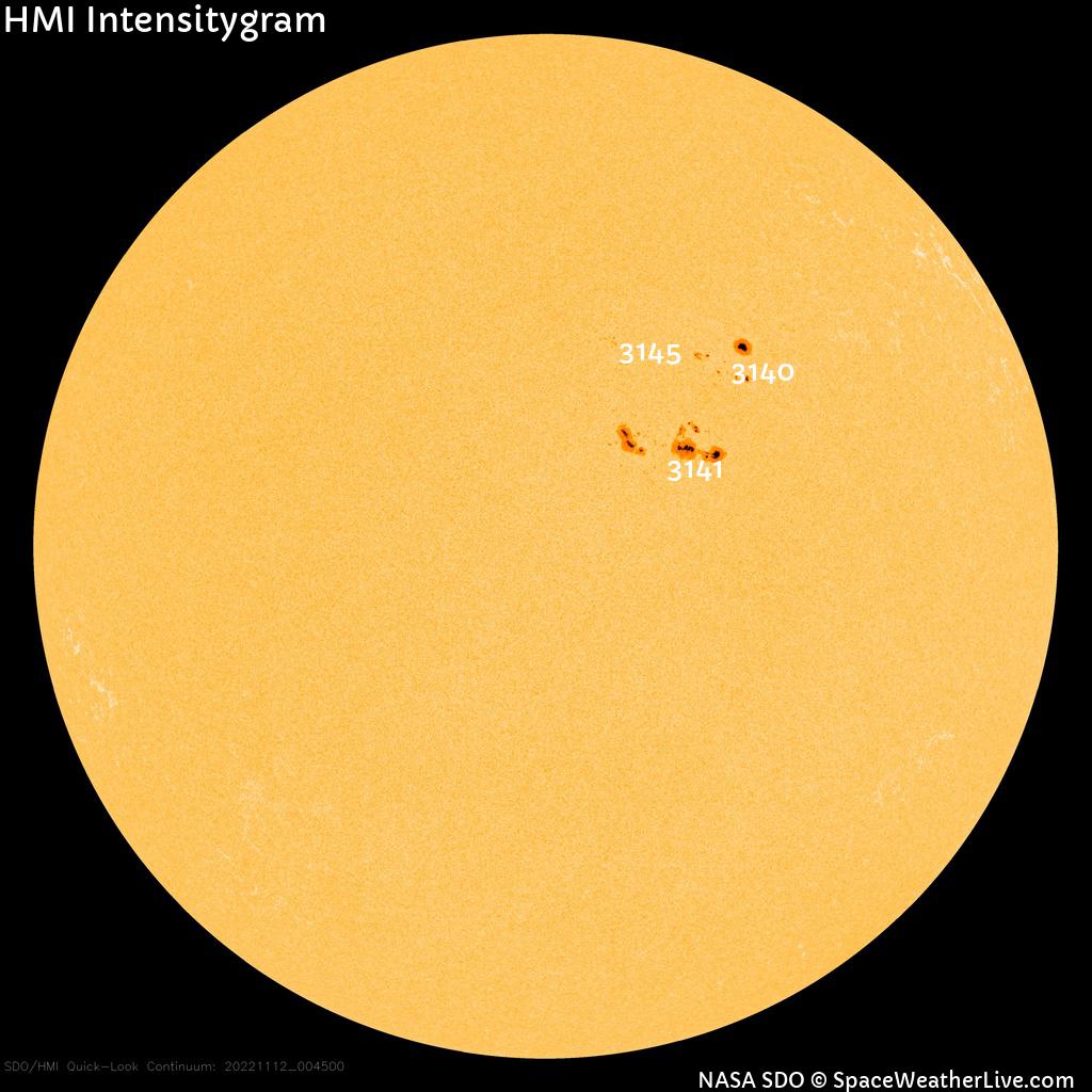 Regiones de manchas solares