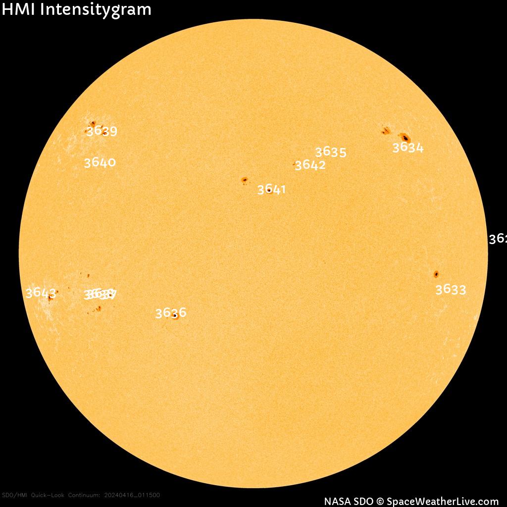 Sunspot regions